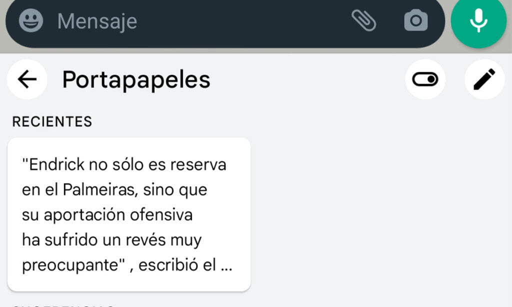 Cómo acceder a tu portapapeles en Android | Foto 53.53.3