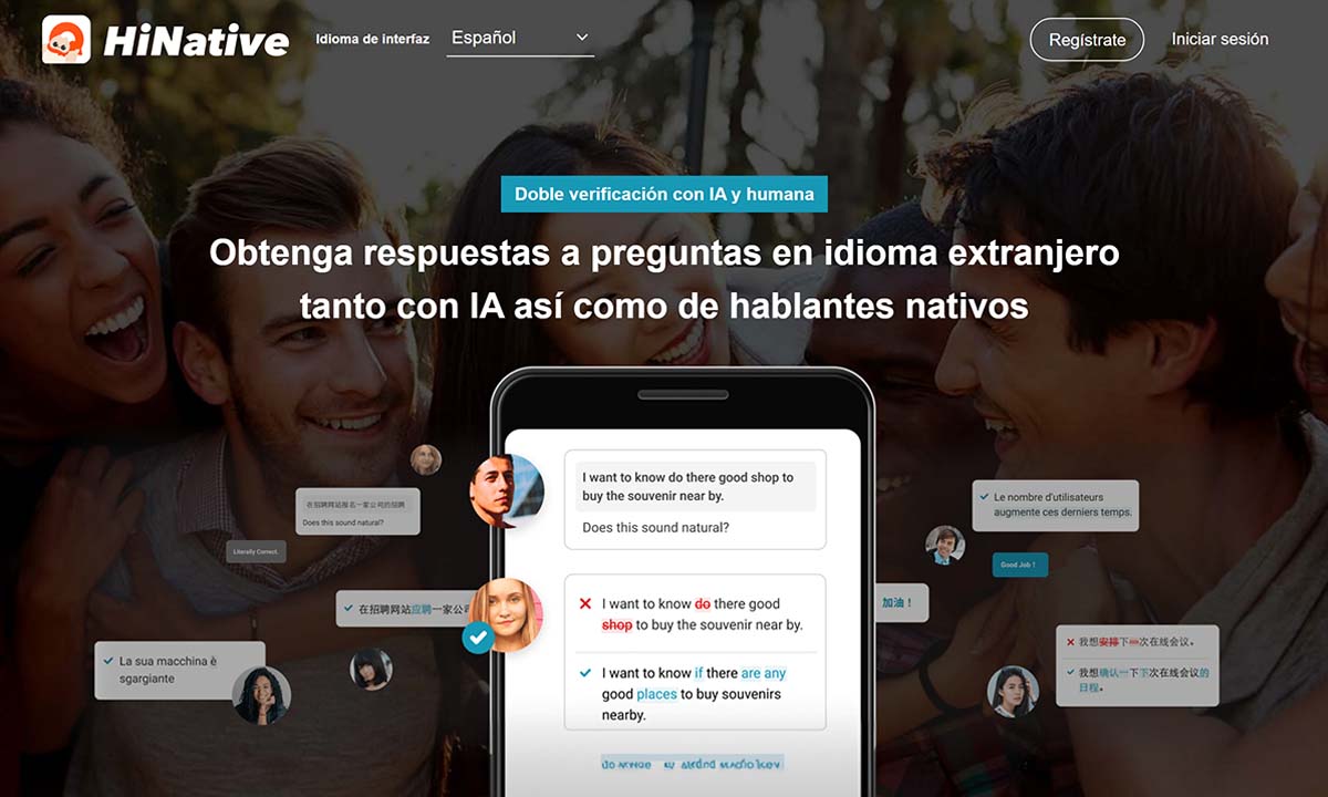 Aplicación HiNative - Habla con nativos y aprendes idiomas desde tu casa 1 Aplicación HiNative - Habla con nativos y aprendes idiomas desde tu casa | Foto 98 1