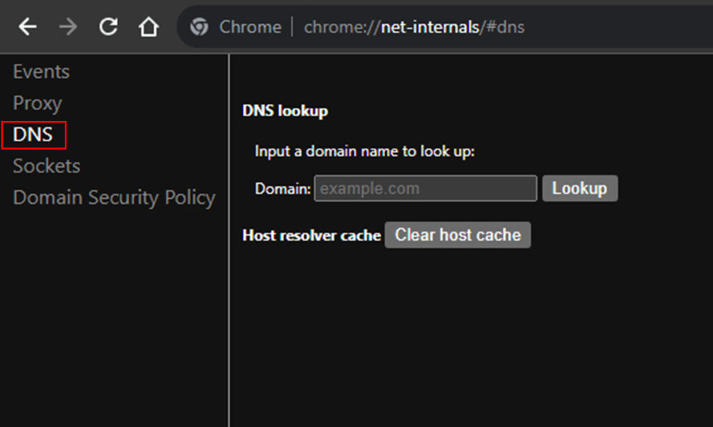 Cómo limpiar la caché de DNS en Chrome 5 Cómo limpiar la caché de DNS en Chrome | Foto 103.103.4