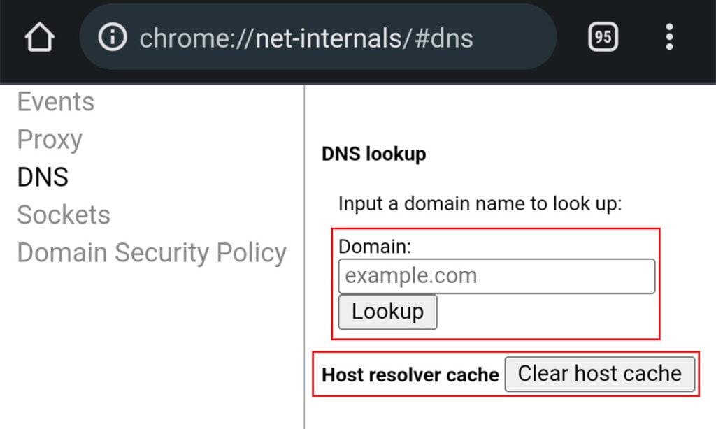 Cómo limpiar la caché de DNS en Chrome 10 Cómo limpiar la caché de DNS en Chrome | Foto 103.103.9