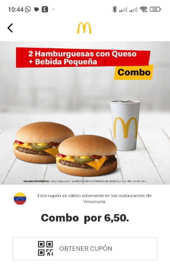 Cómo conseguir varios cupones de descuento de McDonald's desde tu celular 7 cupones de descuento de McDonald's 5