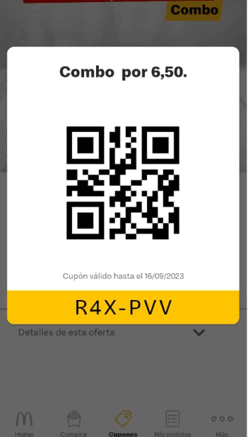 Cómo conseguir varios cupones de descuento de McDonald's desde tu celular 8 cupones de descuento de McDonald's 6