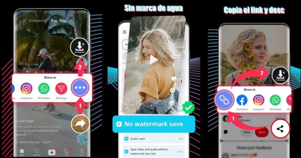 3 maneras de eliminar la marca de agua de los vídeos de TikTok