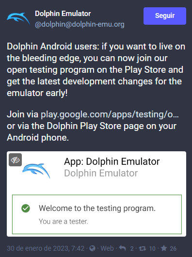 Aplicación Dolphin, lo mejor para tu celular 5 Aplicación Dolphin, lo mejor para tu celular 3