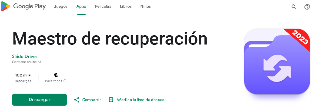 Aplicación para recuperar archivos borrados en el celular 4 Aplicación para recuperar archivos borrados en el celular 2