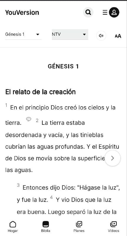 Cómo leer la Biblia desde el celular sin descargar aplicaciones 4