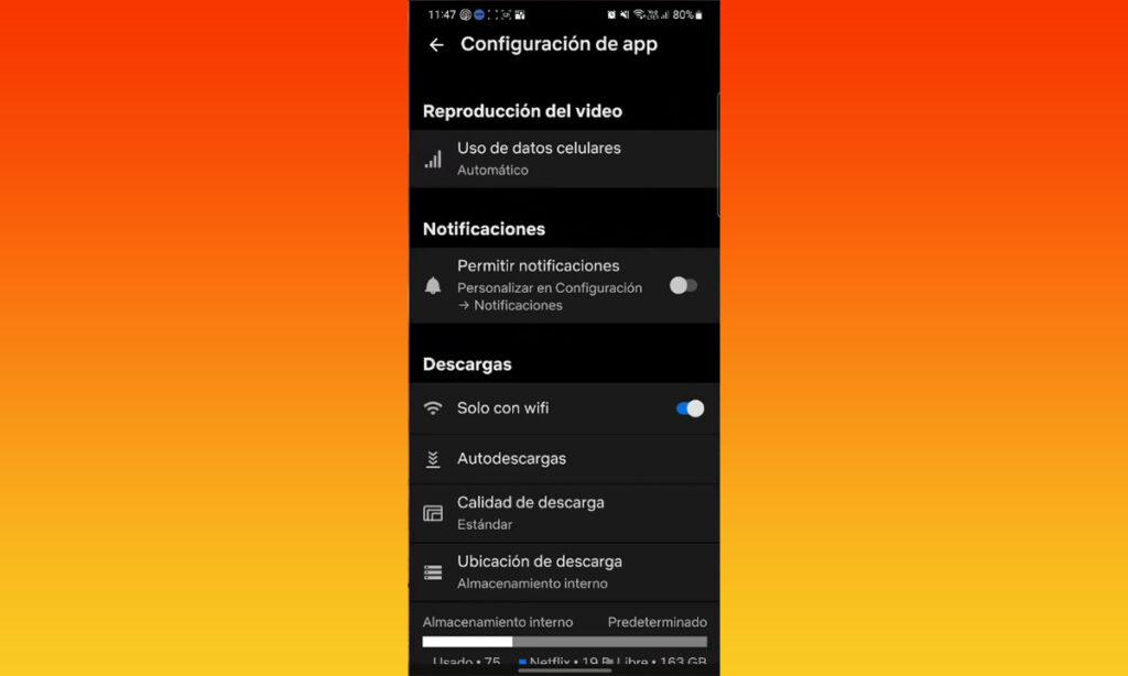 Cómo descargar películas de Netflix en el móvil 5 Cómo descargar películas de Netflix en el móvil | Foto 81.81.4
