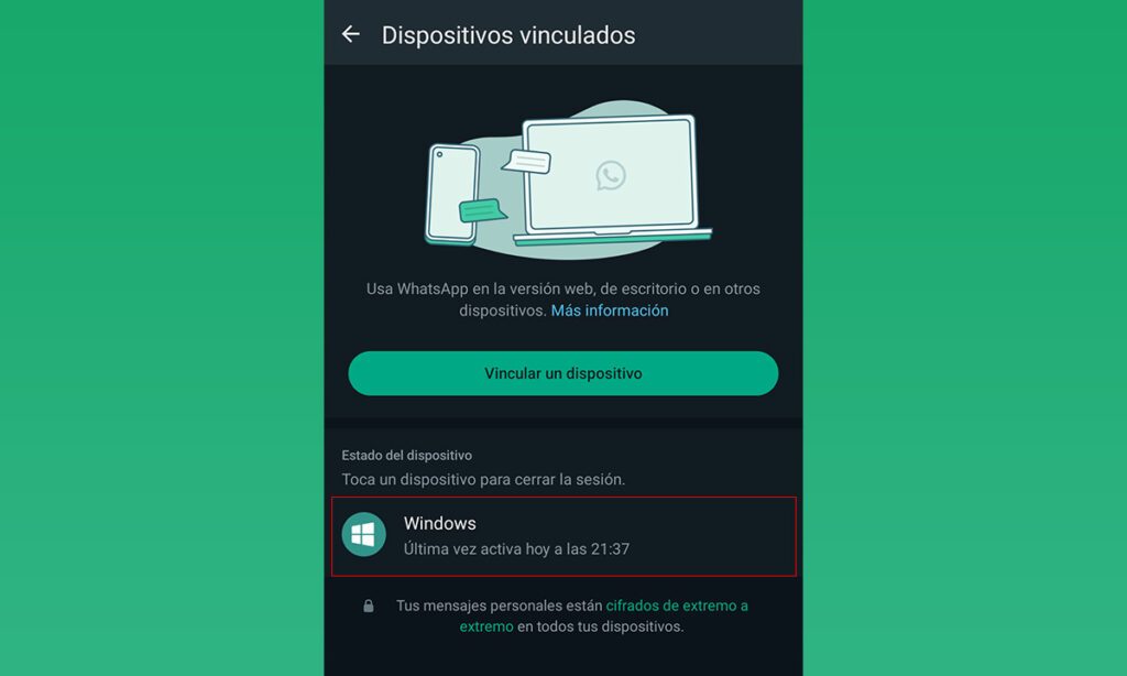 Cómo saber si están espiando tu WhatsApp | Foto 94.94.4
