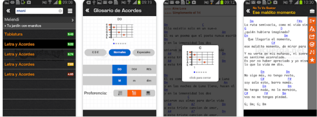 Nueva aplicación con miles de acordes de guitarra gratis 5 Nueva aplicación con miles de acordes de guitarra gratis 3