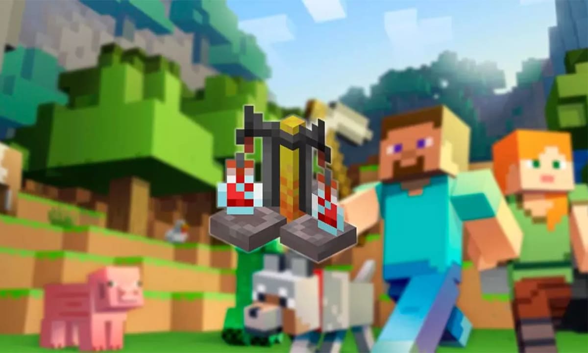 ¿Cómo hacer pociones en Minecraft PE? | ¿Cómo hacer pociones en Minecraft PE1