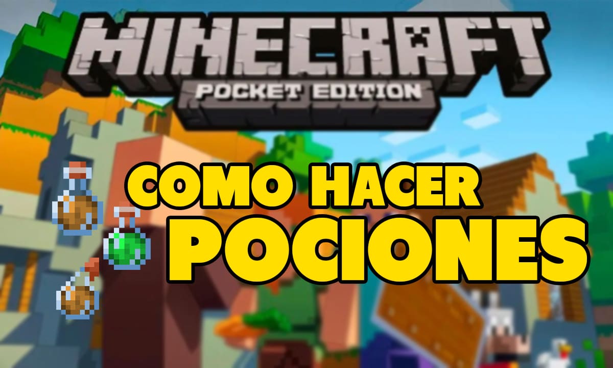 ¿Cómo hacer pociones en Minecraft PE? | ¿Cómo hacer pociones en Minecraft PE3