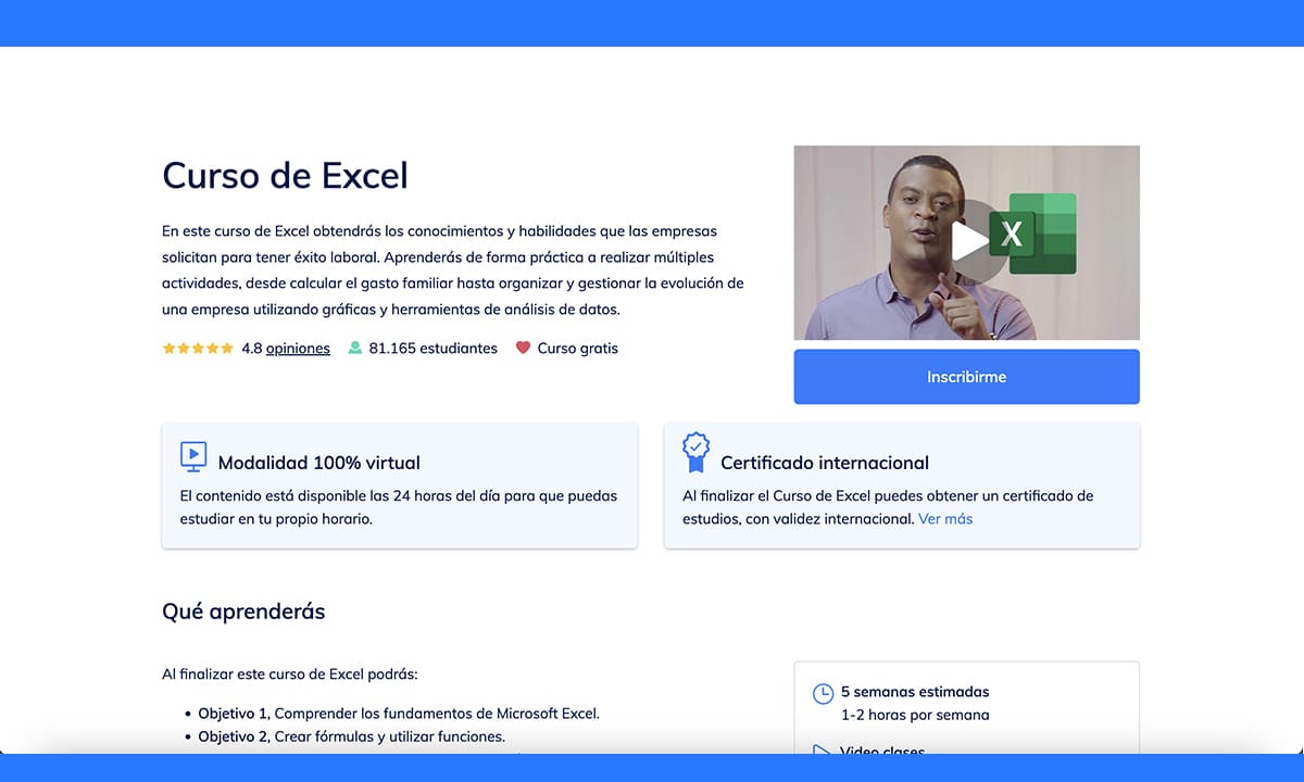 Comienza 2024 con este curso gratis de Excel | Comienza 2024 con este curso gratis de