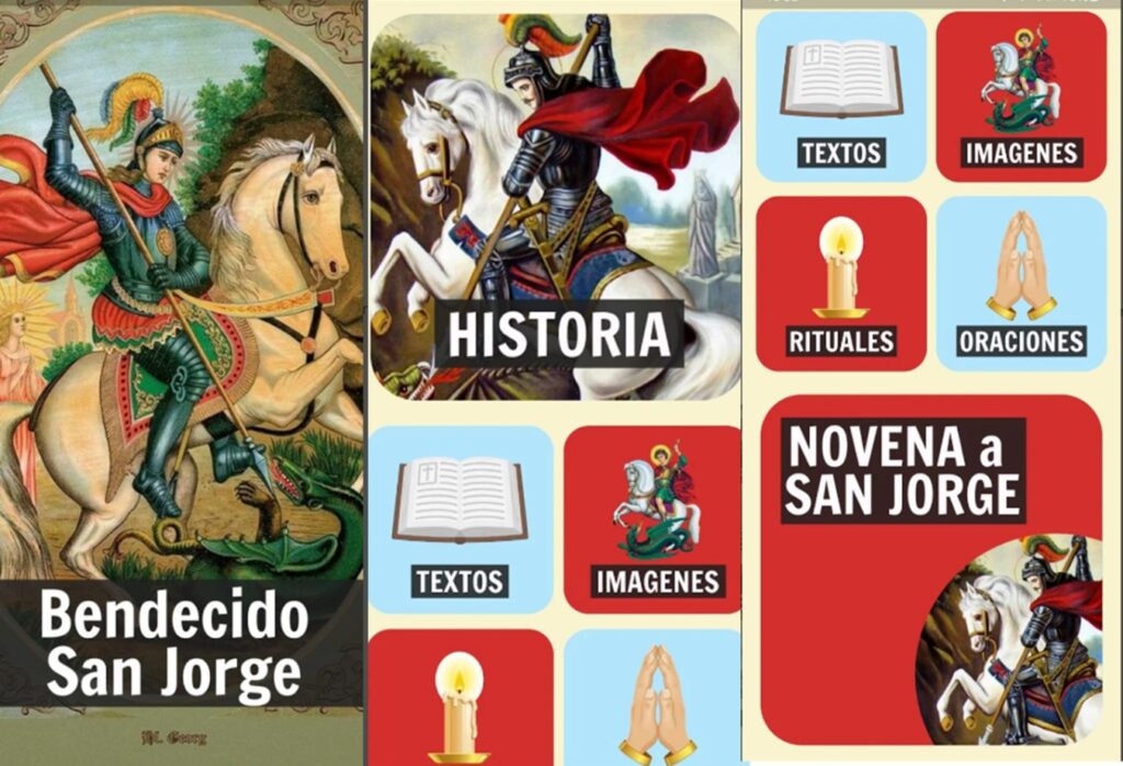 Aplicación de oraciones para San Jorge: conócela y descárgala 3 oraciones-para-san-jorge