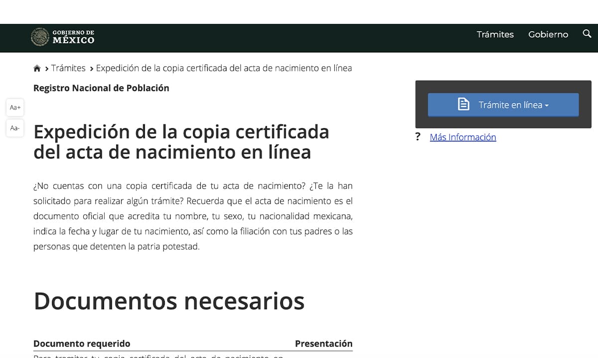 Cómo emitir la copia certificada del acta de nacimiento usando el celular | Cómo emitir la copia certificada del acta de nacimiento usando el celular1
