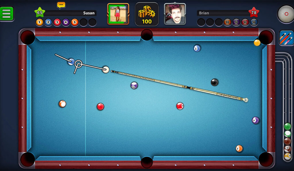 Cómo hacer tablas en 8 ball pool | Cómo hacer tablas en 8 ball pool3