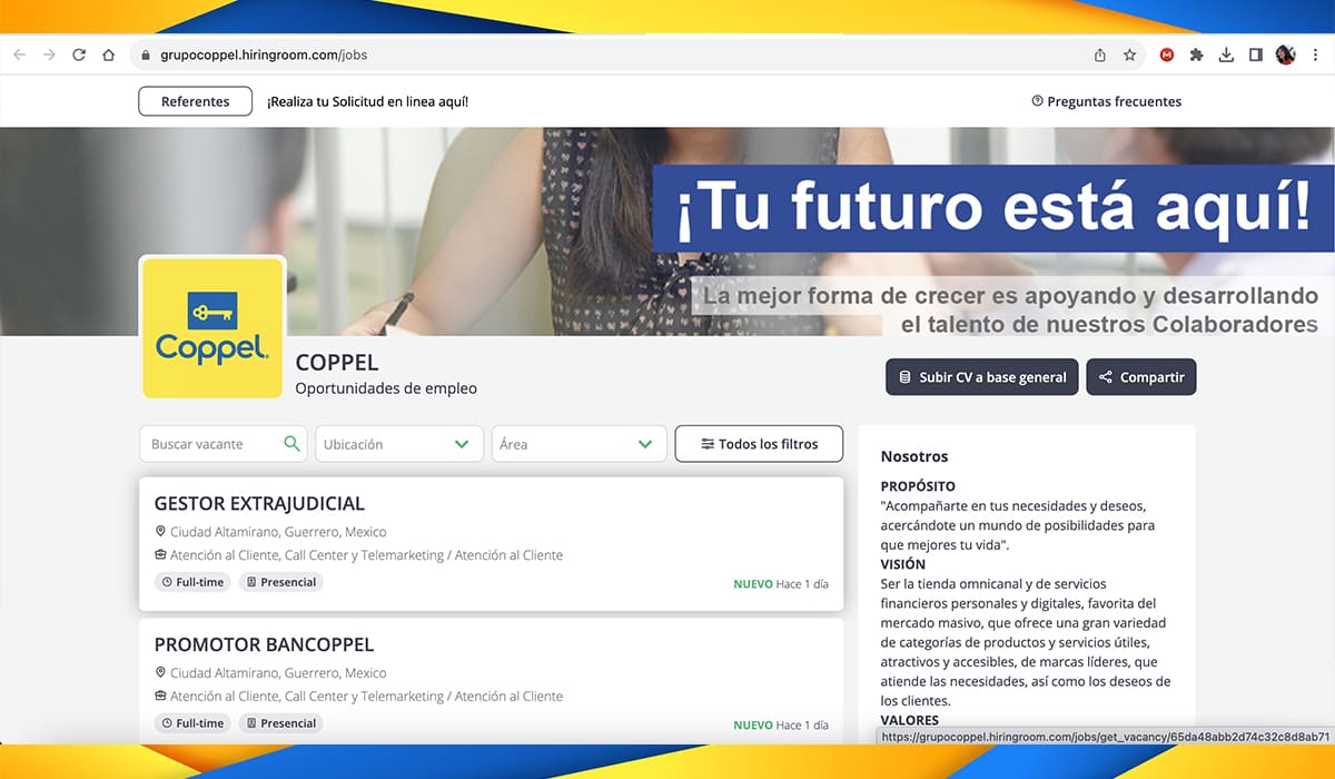 Cómo postularse en línea para las vacantes de empleo de Coppel | Cómo postularse en línea para las vacantes de empleo de Coppel1