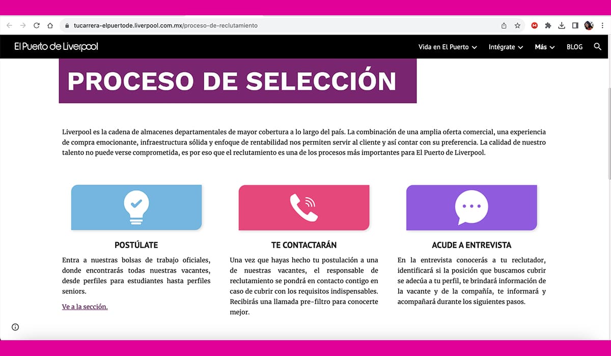 Cómo postularse para vacantes de empleo en Liverpool desde el celular | Cómo postularse para vacantes de empleo en Liverpool desde el celular1