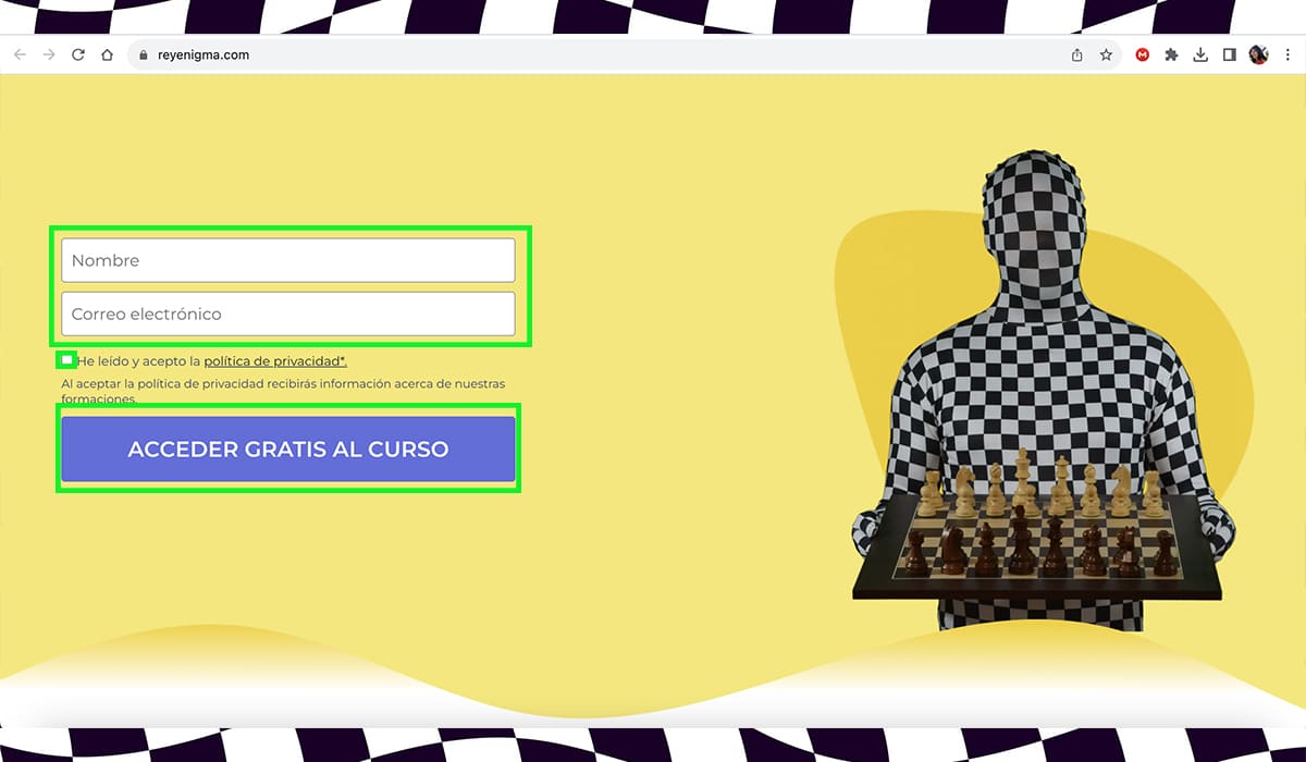 Curso gratis de Ajedrez para principiantes - Cómo hacer tu inscripción | Curso gratis de Ajedrez para principiantes Cómo hacer tu inscripción5