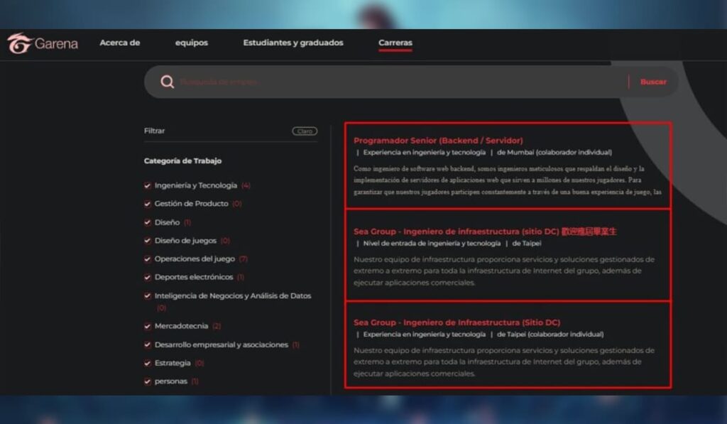 Trabajar en Free Fire: aprende a encontrar vacantes y cómo postularte | Trabajar en Free Fire aprende a encontrar vacantes y cómo postularte3