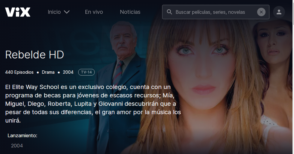 Dónde ver todos los episodios de Rebelde gratis 2024