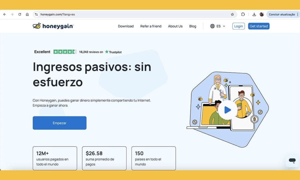 ¿Cómo crear una cuenta en la aplicación Honeygain para generar ingresos extra? | ¿Cómo crear una cuenta en la aplicación Honeygain para generar ingresos extra1