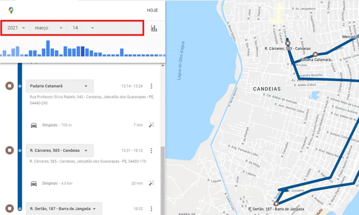 Cronología de Google Maps: aprende cómo usar | Cronología de Google Maps aprende cómo usar2