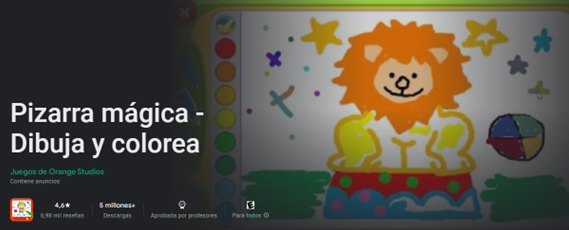 Pizarra mágica para niños