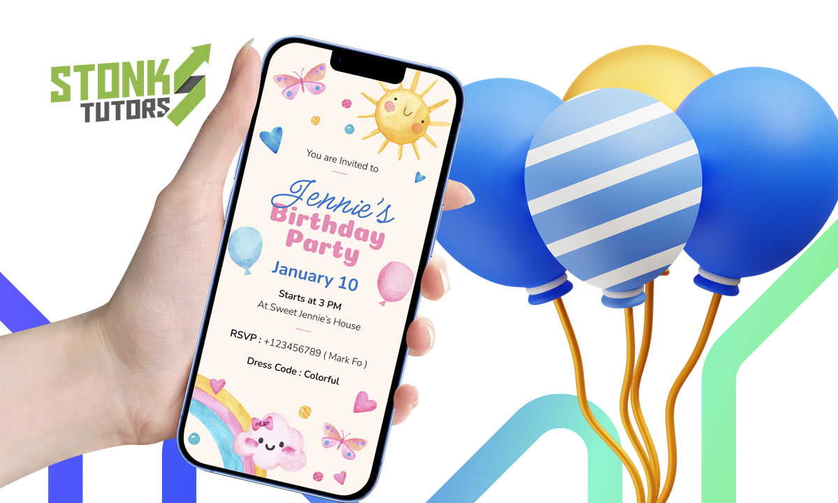 Cómo crear un convite digital para fiesta infantil creativa 1 Convite digital para fiesta infantil