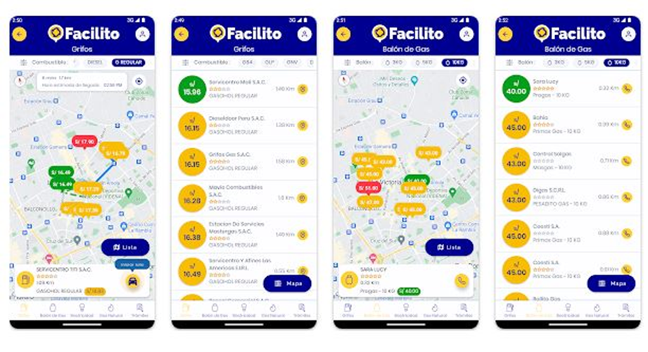 App para encontrar el precio más bajo del combustible en Perú 3 Precio más bajo del combustible en Perú