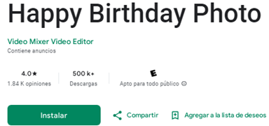 Collages de fotos de cumpleaños
