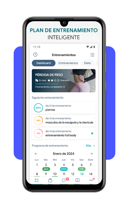 Descarga gratis la app con +100 ejercicios para quemar calorías 3 Ejercicios para quemar calorias