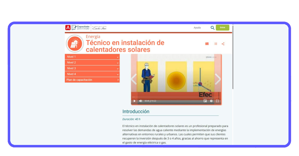 Curso calentadores solares online y gratis: sistemas y energía solar 2 Curso calentadores solares