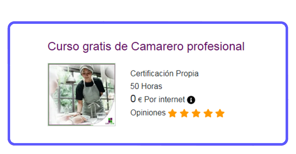 Curso de camarero online: inscríbete gratis y trabaja en hostelería 2 Curso de camarero online: inscríbete gratis y trabaja en hostelería | Corpo Curso camarero gratis 2