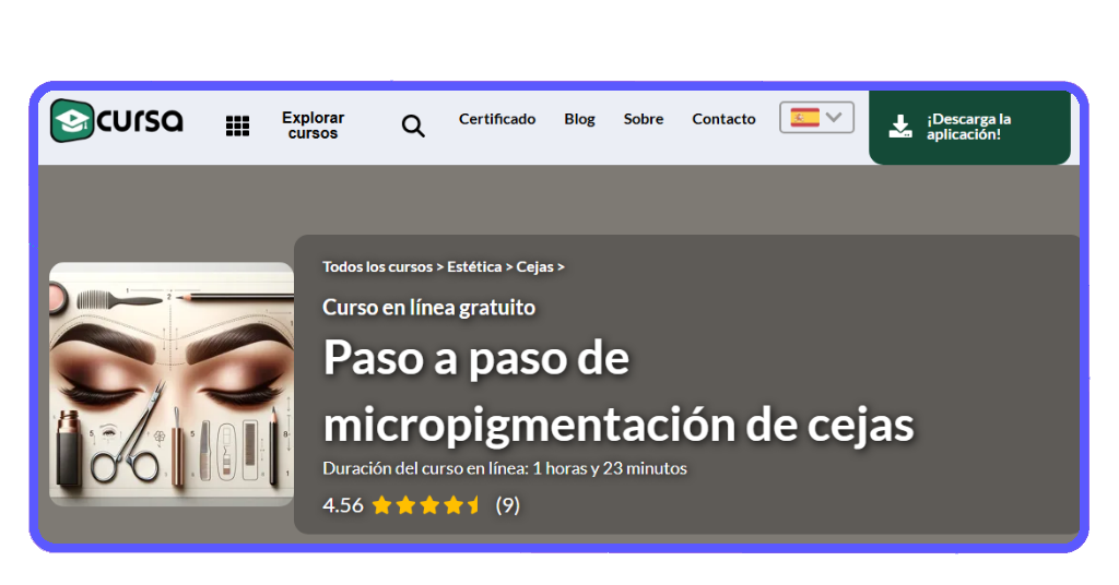 Aprende micropigmentación de cejas desde cero sin salir del celular 3 Aprende micropigmentación de cejas desde cero sin salir del celular | Corpo Curso micropigmentacion gratis 1