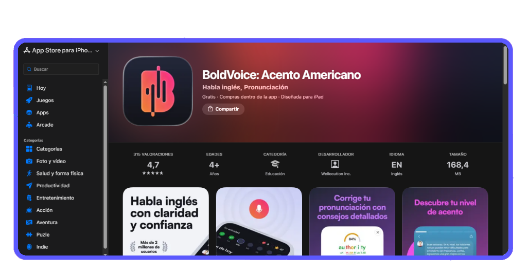 Aprende a pronunciar mejor con esta app de entrenamiento de acento | 11655521092