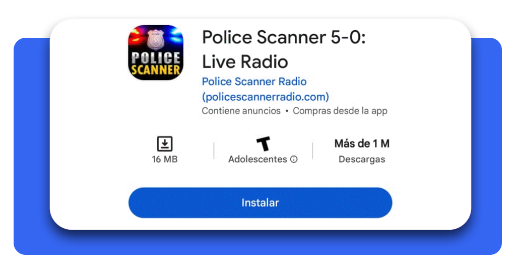 ¿Oyes sirenas? Descarga gratis esta app de escáner policial 3 IMG 5561 01