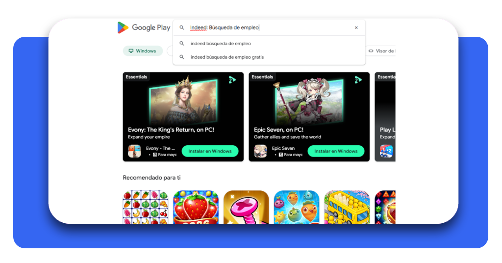 Solicita empleos de limpieza y encuentra vacantes en tu región 4 Captura de Google Play Store para descargar Indeed